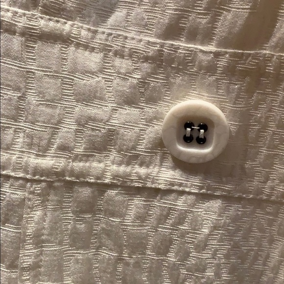 White, Classy formal coat, animal print/ squares - Picture 2 of 3